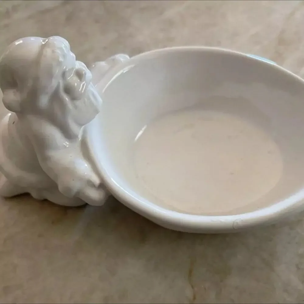 Vintage Williams Sonoma Santa candy dish